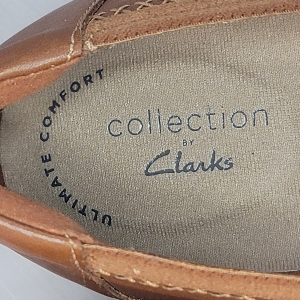 Clarks Collection Sara Bay Ballet Flats -Caramel- Brand New in Box - Picture 14 of 15